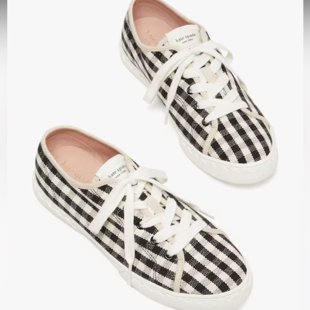NIB Kate Spade gingham shoes 9.5